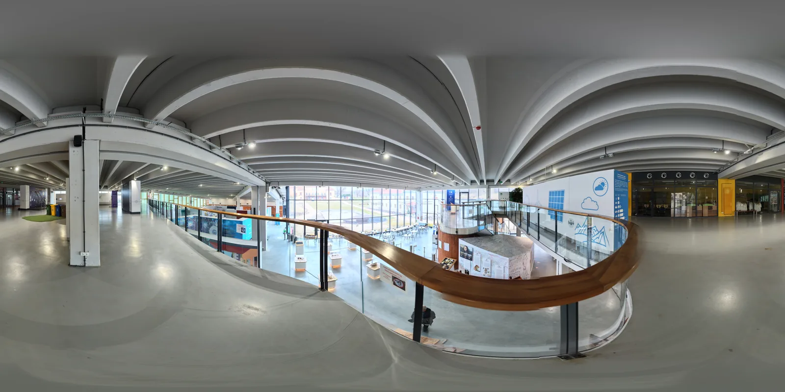 Centrum Nauki Leonardo da Vinci — widok z lotu ptaka