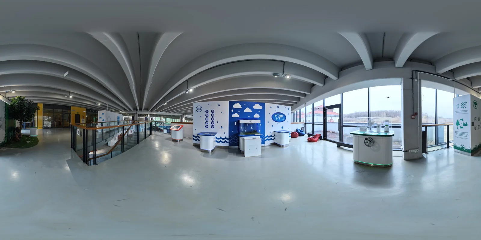 Centrum Nauki Leonardo da Vinci — widok z lotu ptaka