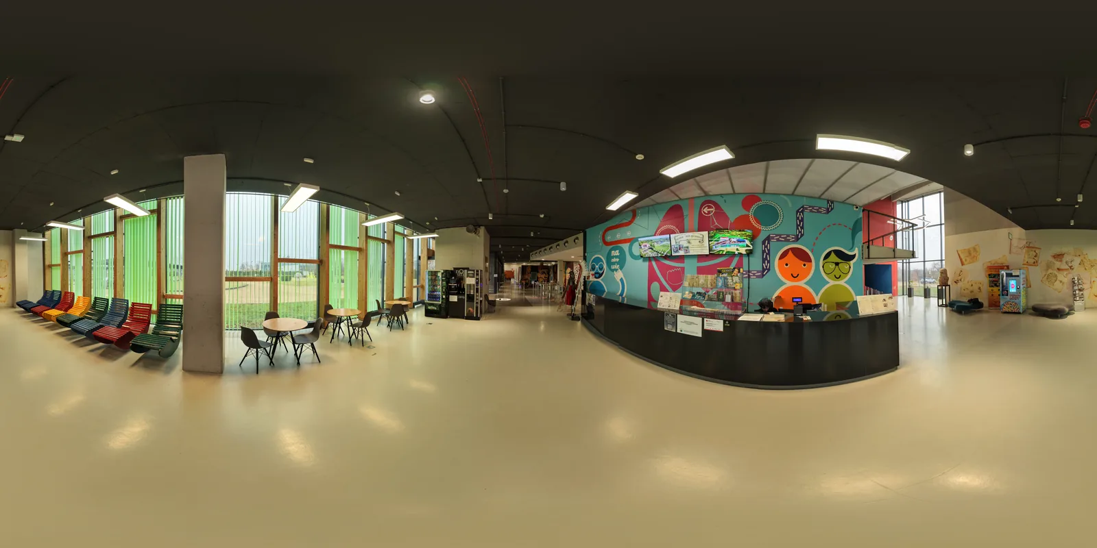 Centrum Nauki Leonardo da Vinci — widok z lotu ptaka