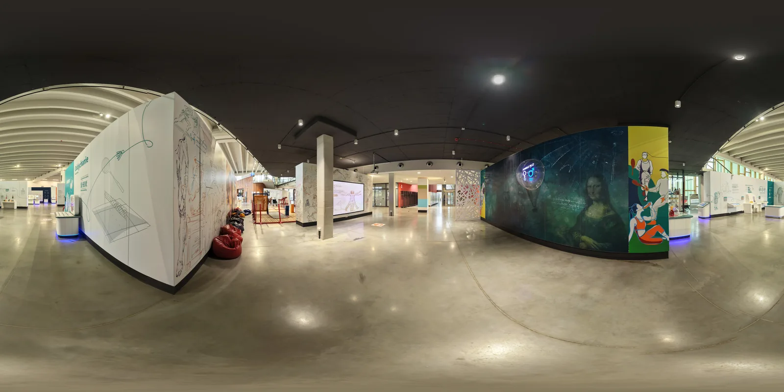 Centrum Nauki Leonardo da Vinci — widok z lotu ptaka