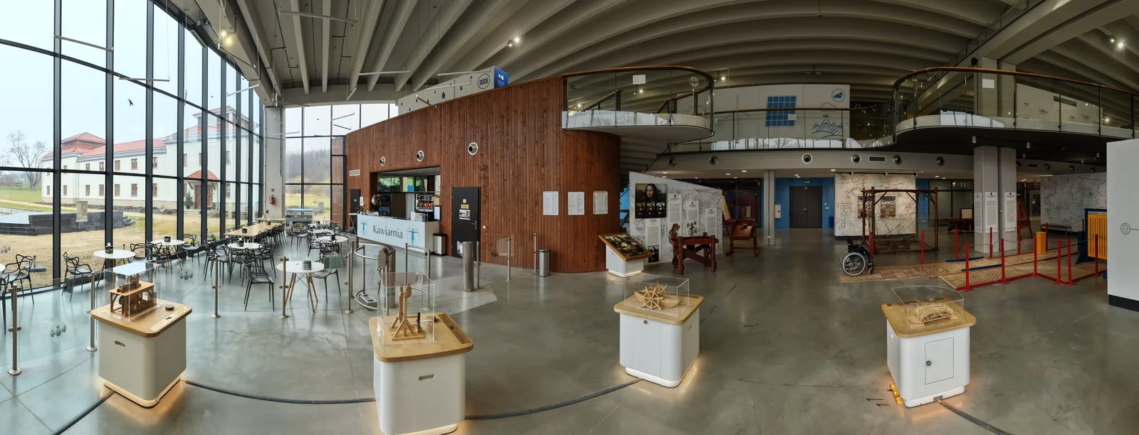 Centrum Nauki Leonardo da Vinci — widok z lotu ptaka