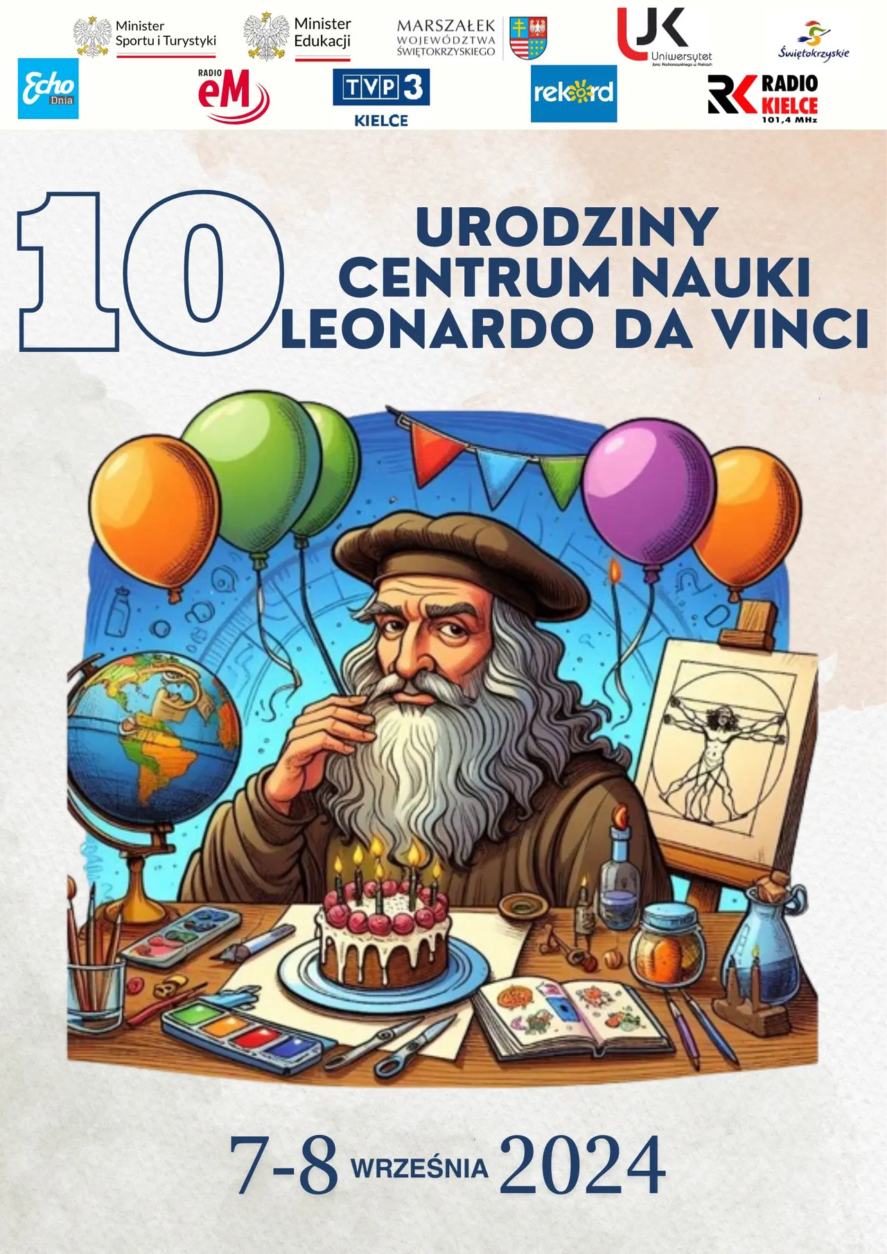 Świętuj z nami 10-te Urodziny Centrum Nauki Leonardo da Vinci